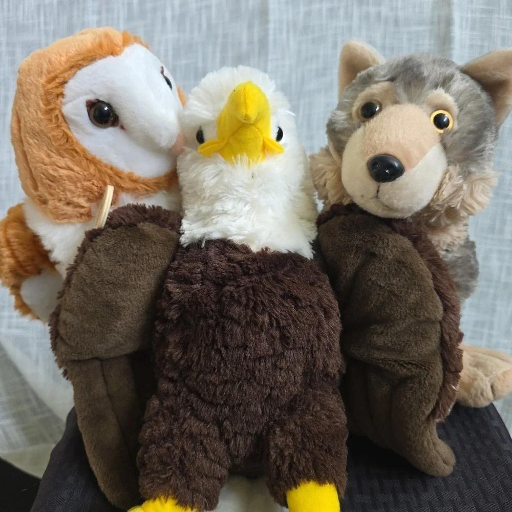 Wild Republic Lot of 3 Plush 12